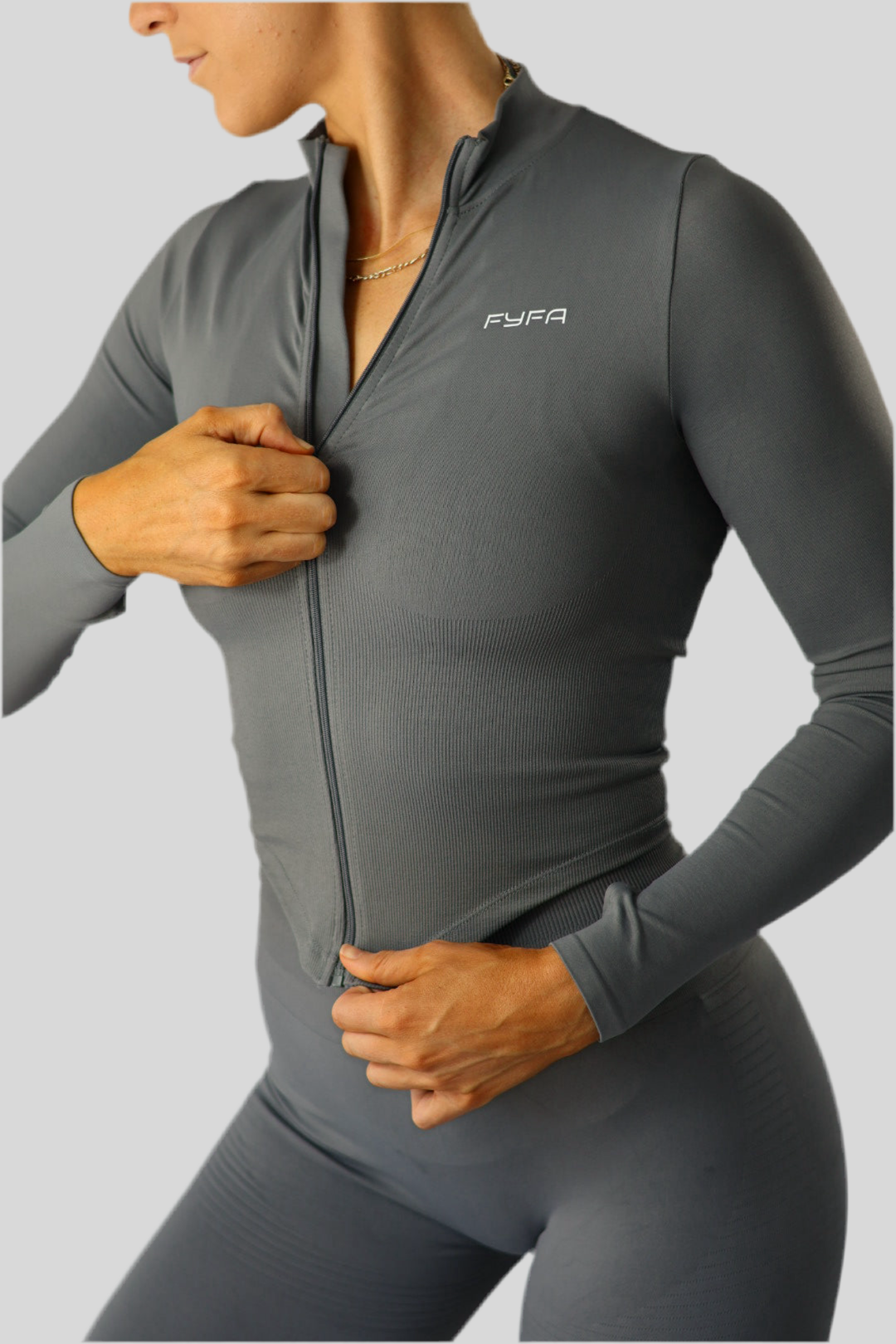ZIP JACKETS - STEEL