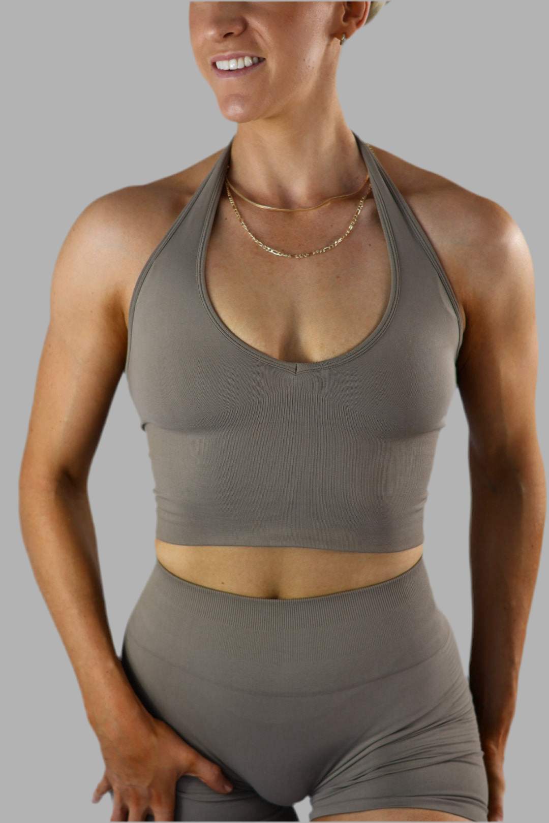 HALTER TANK - STONE