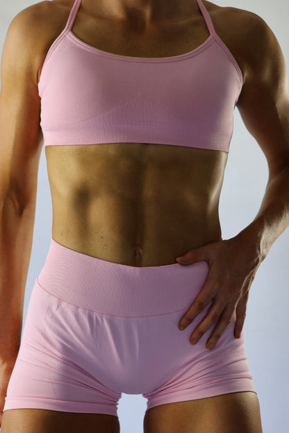SCULPT CROP - LIGHT PINK