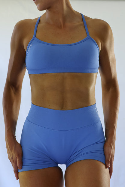 SCULPT CROP - DARK BLUE