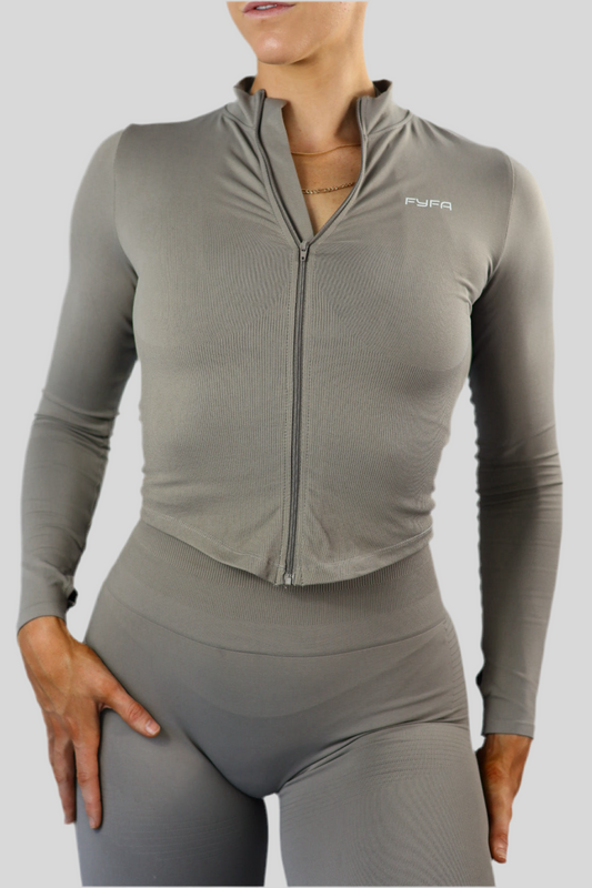 ZIP JACKETS - STONE