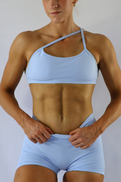 SCULPT CROP -ICE BLUE